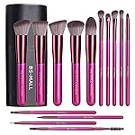 BS-MALL Makeup Brushes 14 pcs Makeup Tools Kit Premium Synthetic Powder Foundation Contour Concealers Lip Brushes with Makeup Sponge & Eyeshadow Applicator Kit