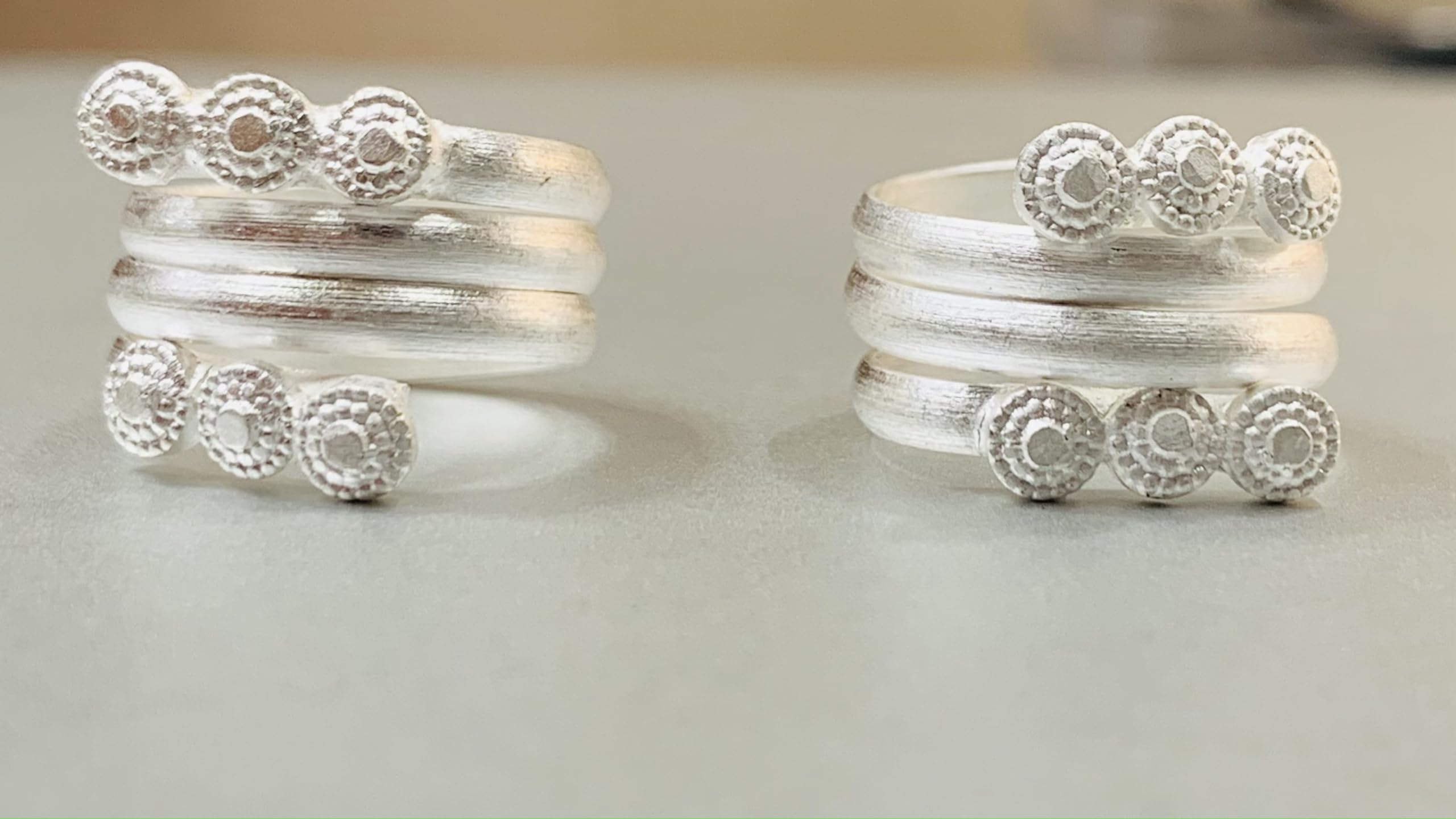Toe Ring, Set of 4, Silver-image-32