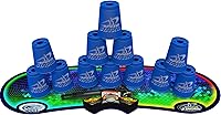 Speed Stacks Competitor Sport Stacking Set - 12 Blue Cups, GX Timer & StackMat, WSSA Approved for Official Competitions