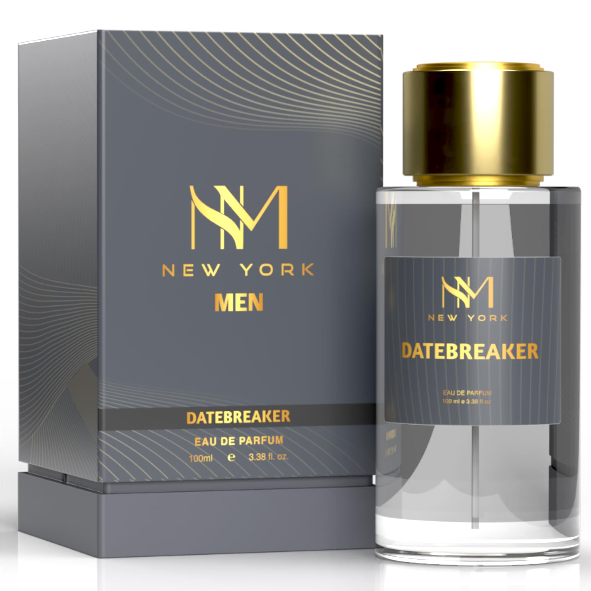 NM New York Datebreaker Luxury Perfume For Men | Premium Long Lasting Fragrance Spray | With Aromatic Blend of Citrus & Spice | Men Perfume | 100 ml