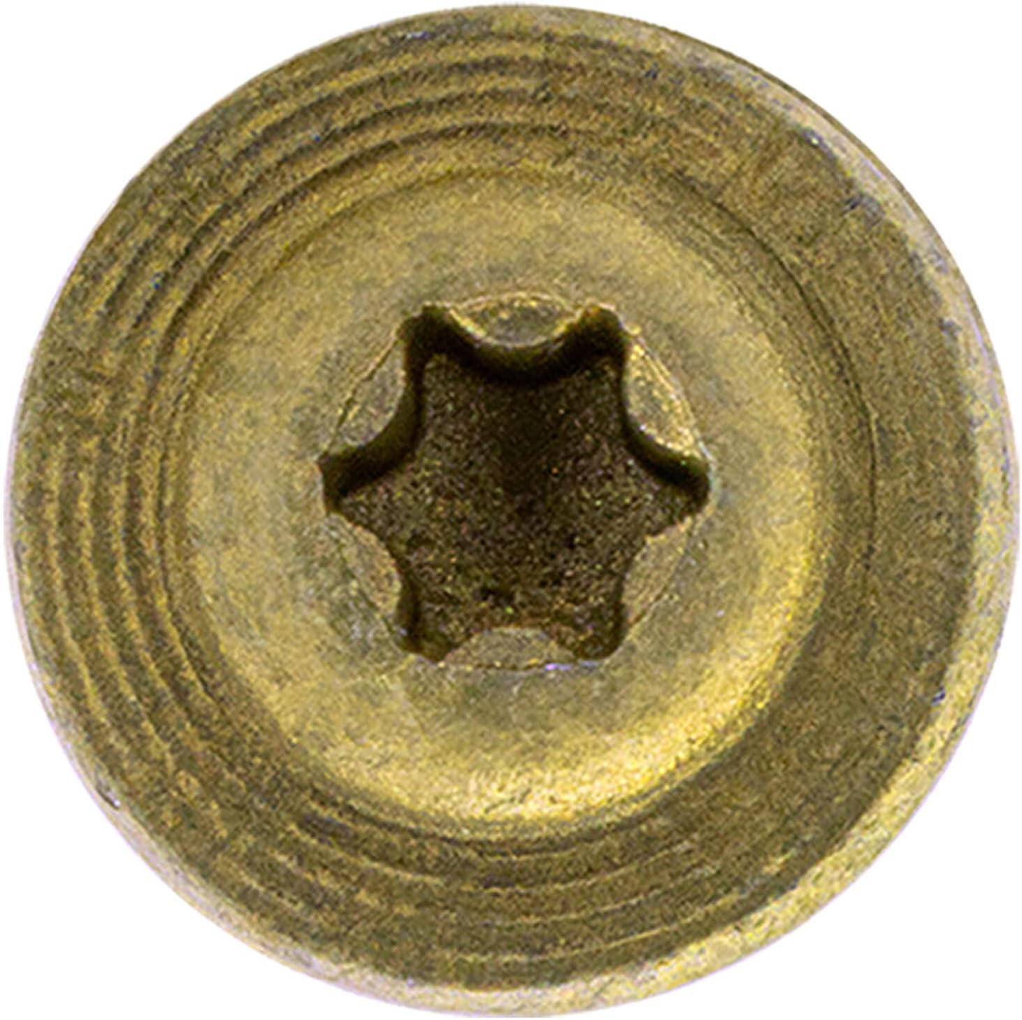 #15 x 2-1/2" Construction Lag Screw Exterior Coated Torx/Star Drive Heavy Duty Structural Lag Screw Far Superior to Common Lag Screws - Modified Truss Washer Head - 100 Screw Count : Industrial & Scientific