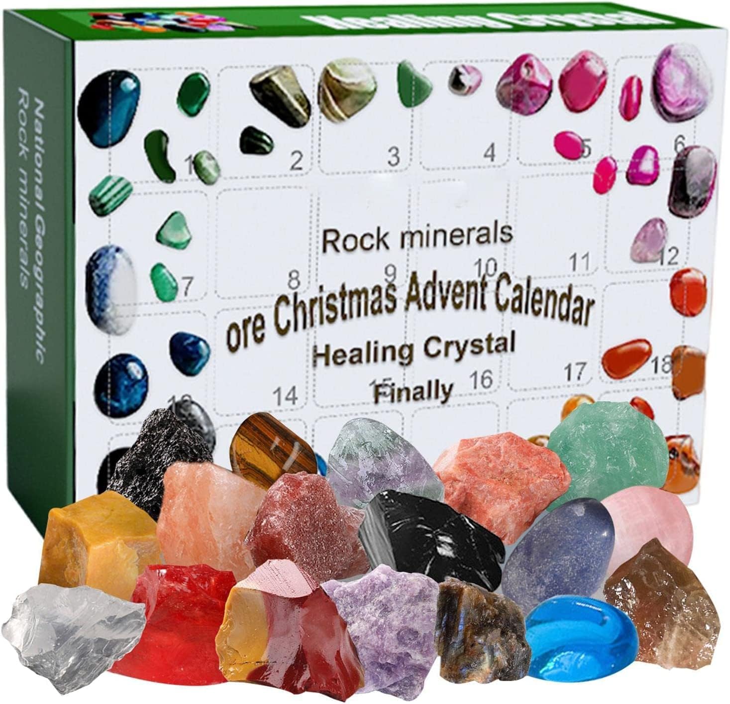 24 days to explore advent calendar | 2023 Christmas Advent Calendar, 24  days christmas countdown blind boxes, Healing Crystal Advent Calendar,  Rocks and Minerals for Explore, Xmas Novelty Surprise Gift for Kids Geology  Enthusiasts