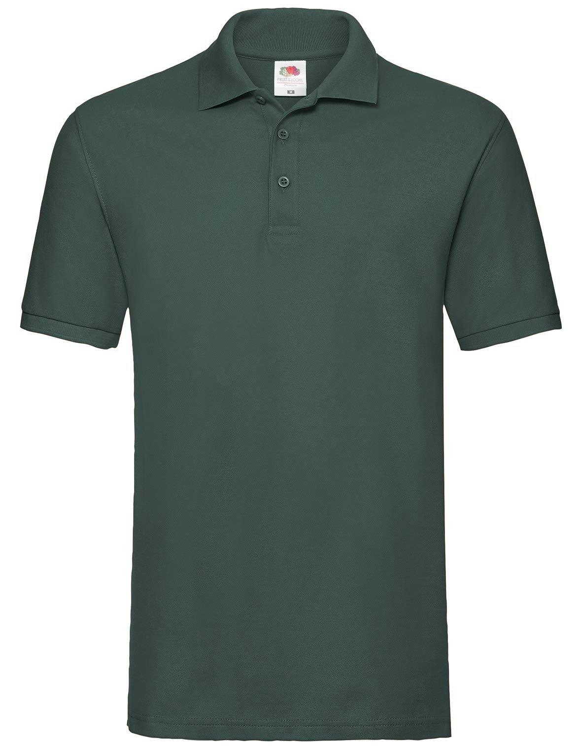 Fruit of the Loom Men's Polo Shirt - Green - XX-Large