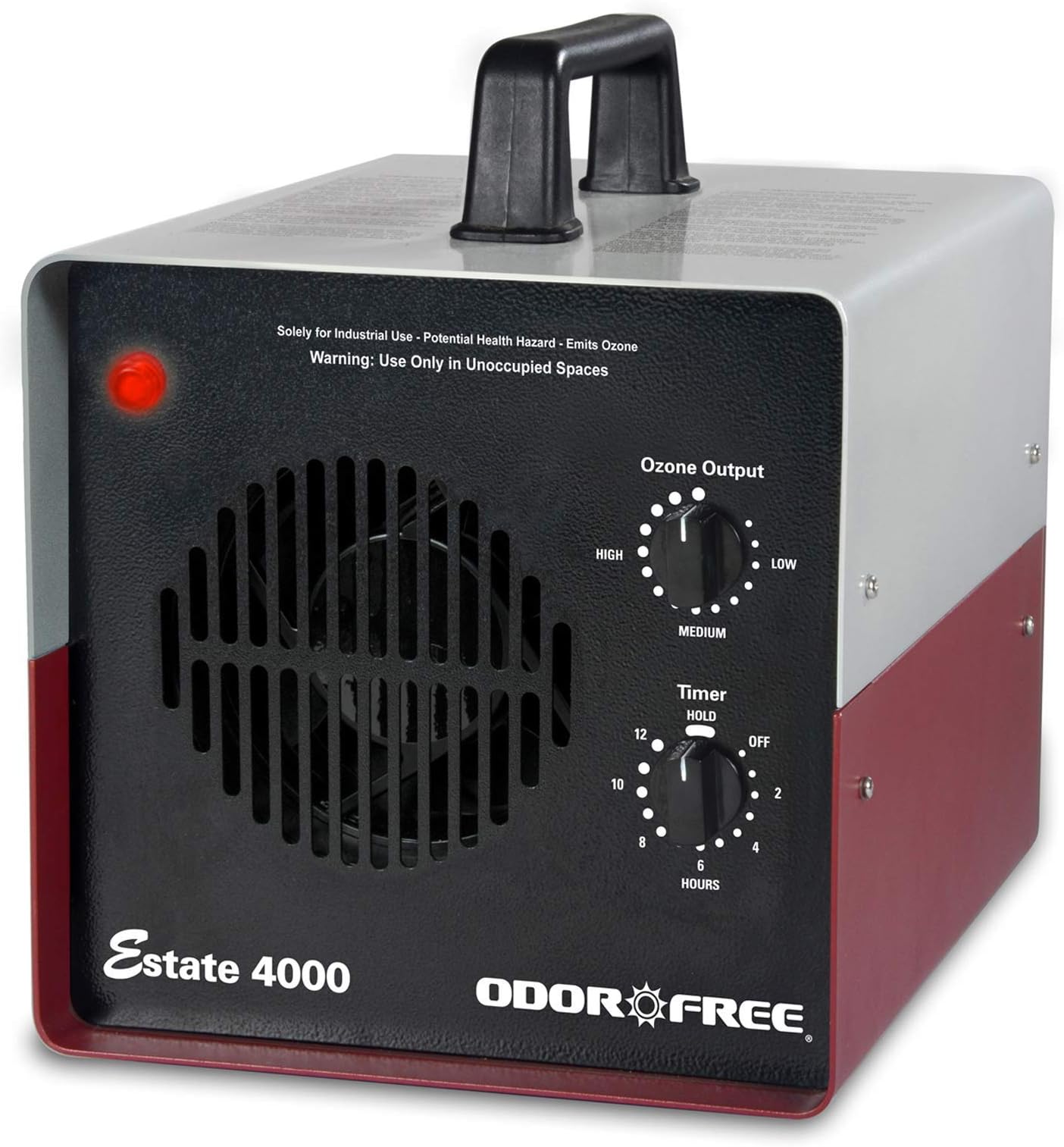 OdorFree Estate 4000 Ozone Generator for Eliminating Odors from Large Homes & Offices, Townhouses and Commercial Spaces at their Source - Easily Treats Up To 4000 Sq Ft