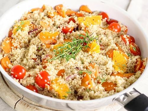 Miniatura 6 de CEREAUSLY Quinoa blanca orgánica a granel  10 libras  Restaurantes  Al por mayor  Boliviano  Royal  Sin OMG  Kosher  Sin gluten  Vegano