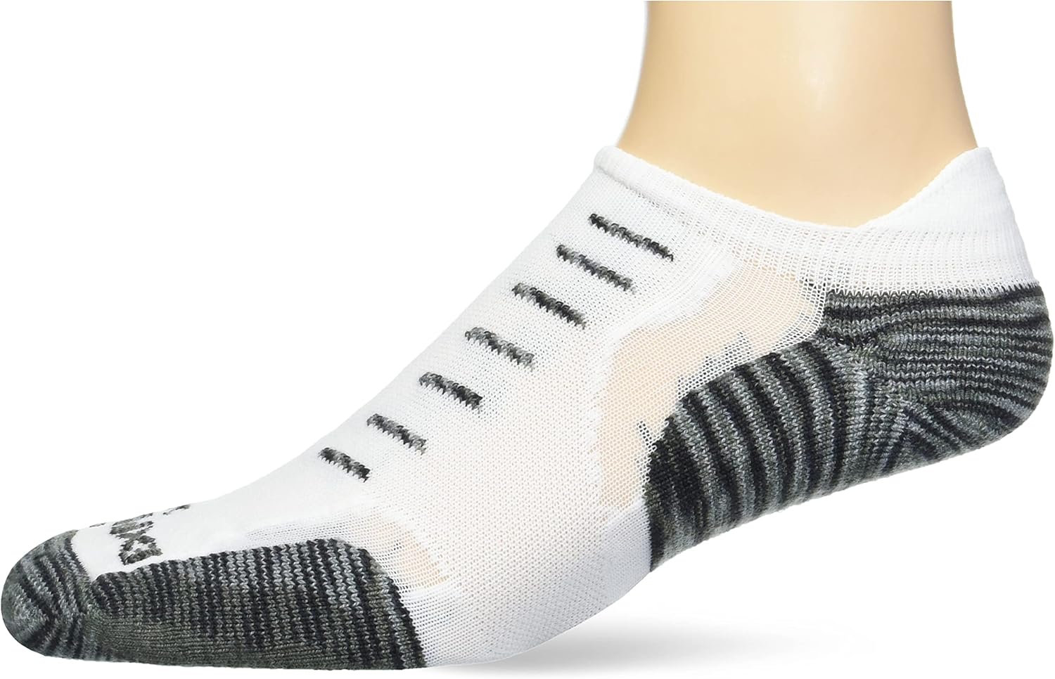 Thorlos Experia Unisex TECHFIT Light Cushion No Show Tab Rocket Grip 3 Pair Pack