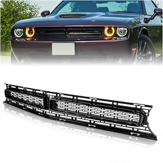 Front Upper Grille Fits for Dodge Challenger 15-23 Black