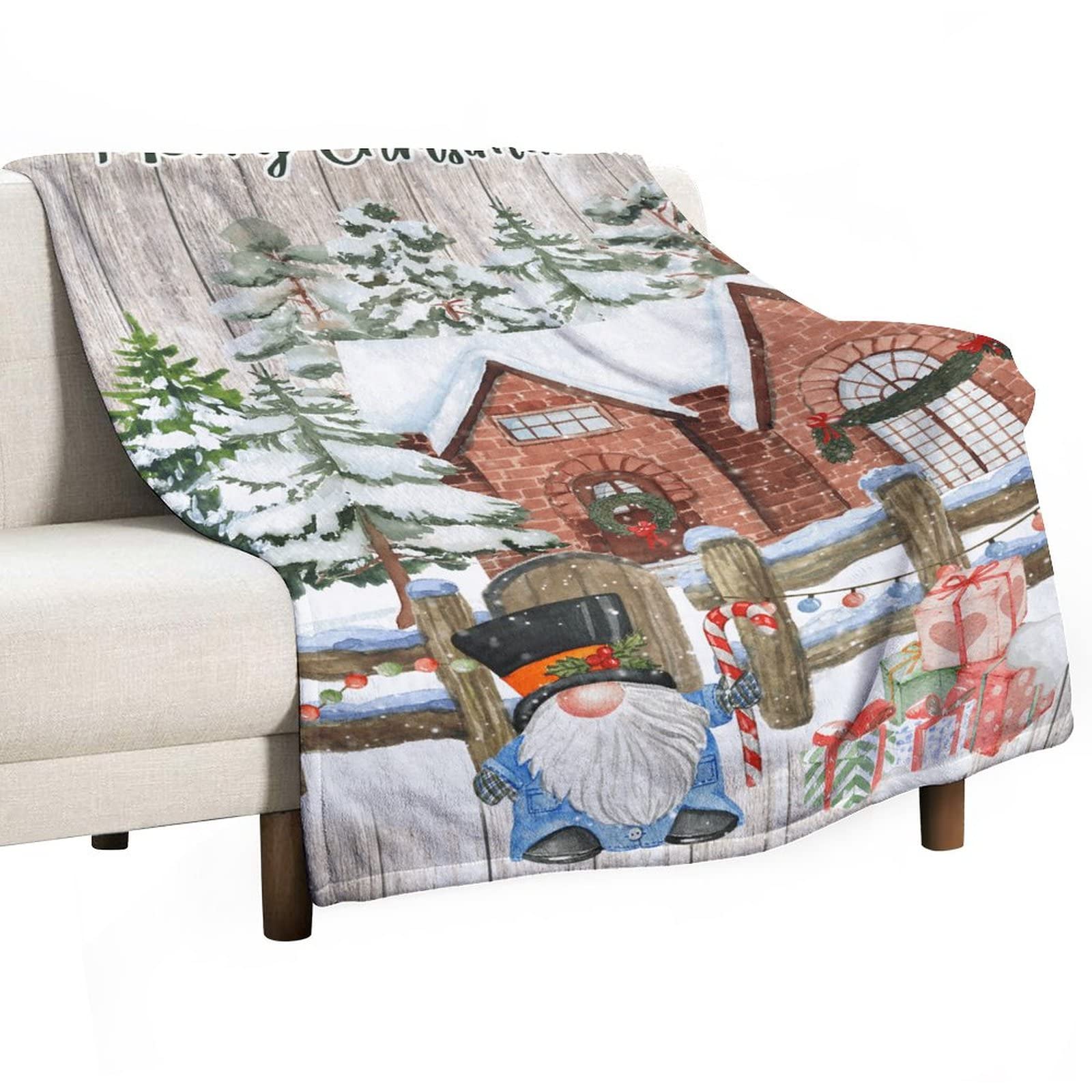 Couverture en flanelle contre le froid hivernal grand plaid doux
