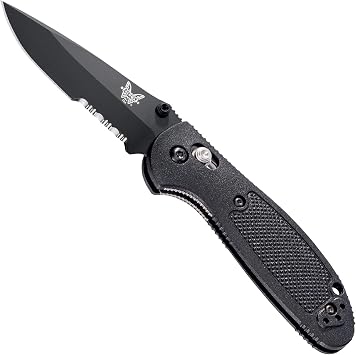 Benchmade Mini Griptilian Knife Drop-Point Blade Made EDC Manual Finish 556 Handle