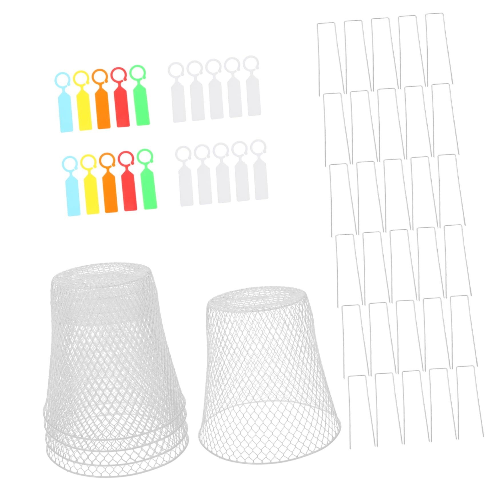 SOIMISS Cloche Grillagée Métal pour Protection De Plantes Semis Et Légumes Usage Extérieur Et Balcon