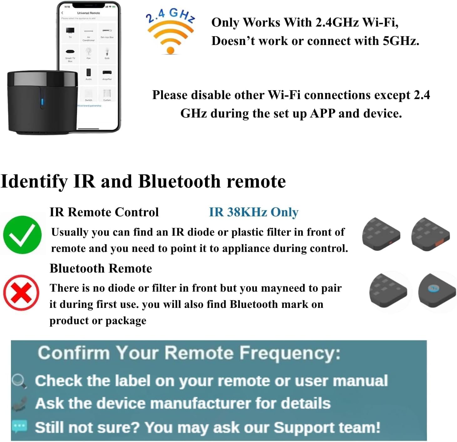 Broadlink RM4 Mini IR Universal Remote Control with HTS2 Cable (Only 2.4 GHz Wi-Fi) Intelligent Home Automation WiFi Infrared Blaster for TV, Air Conditioning, Compatible with Alexa and Google Home. 8 71OLrLhLpgL. AC SL1460