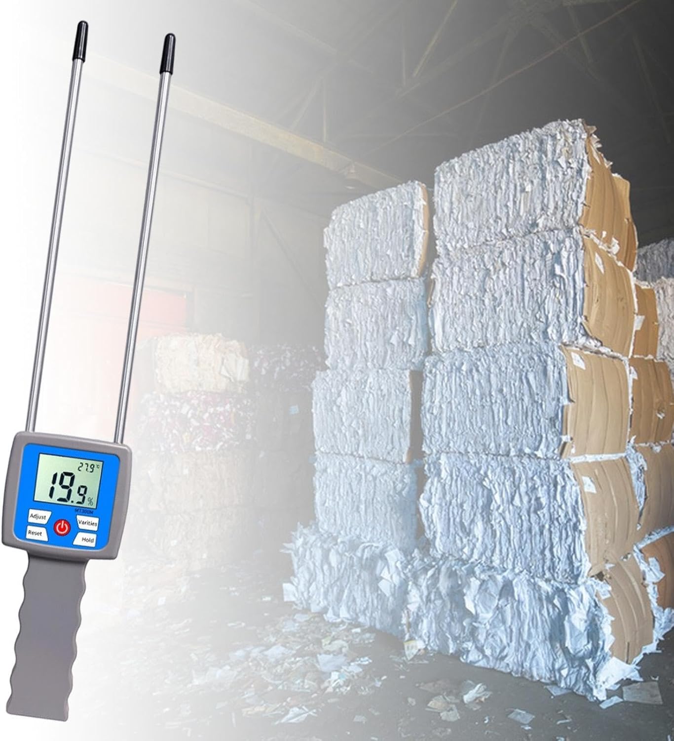 Hay Tester, Portable Fast Measurements,Humidity Meter,Backlight