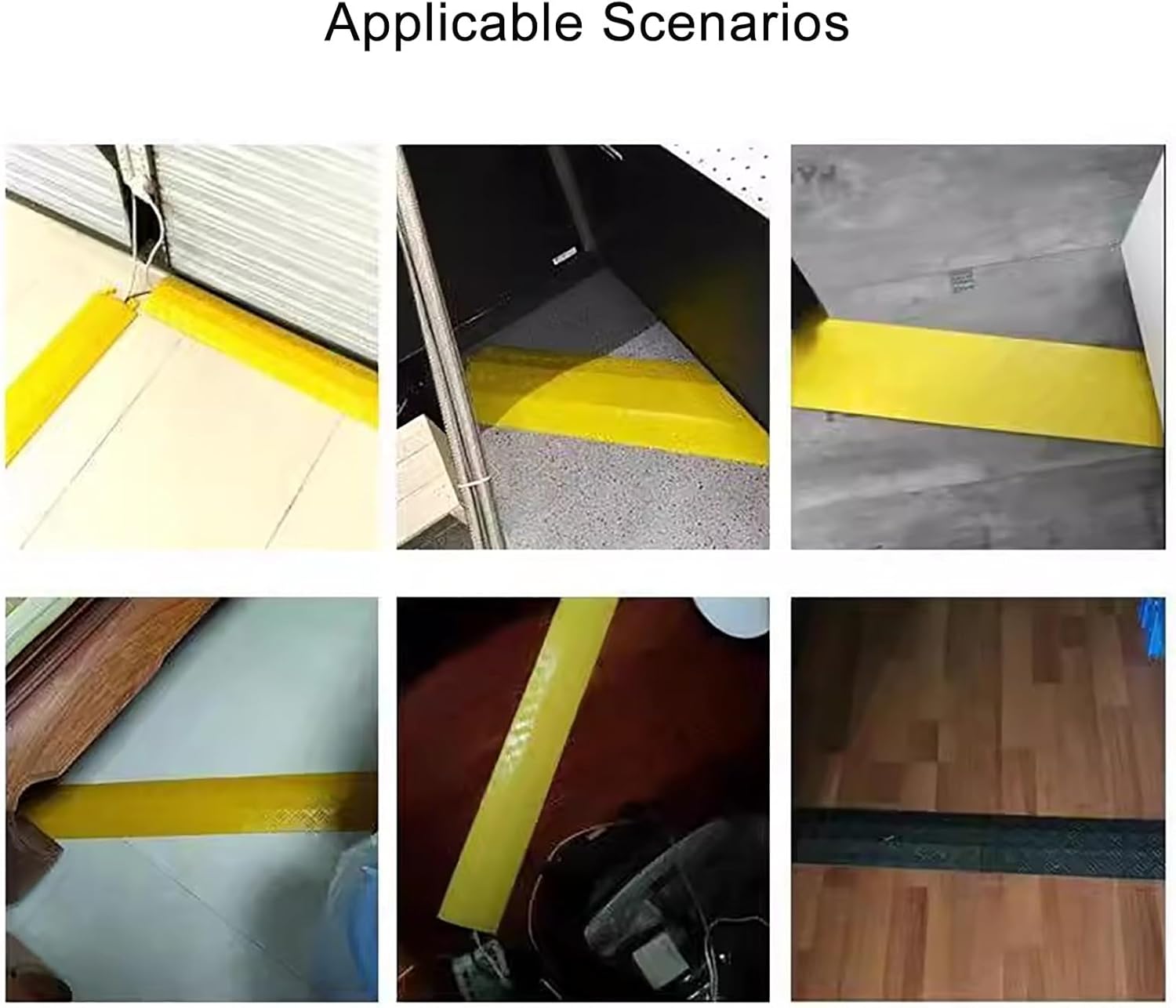 Floor Cord Cover Cord Protector, Durable Cable Protection Ramp Cover, Cable Concealer for Outdoor & Indoor Use, Supports 2000lbs Single Channel Heavy Duty Hose & Cord Track Floor Protection (Color :