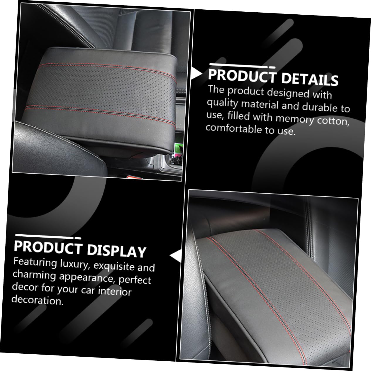 Cuscino Bracciolo Auto Memory Cotton Protezione Centrale Facile da Installare Design Elegante e Comfort per Amici