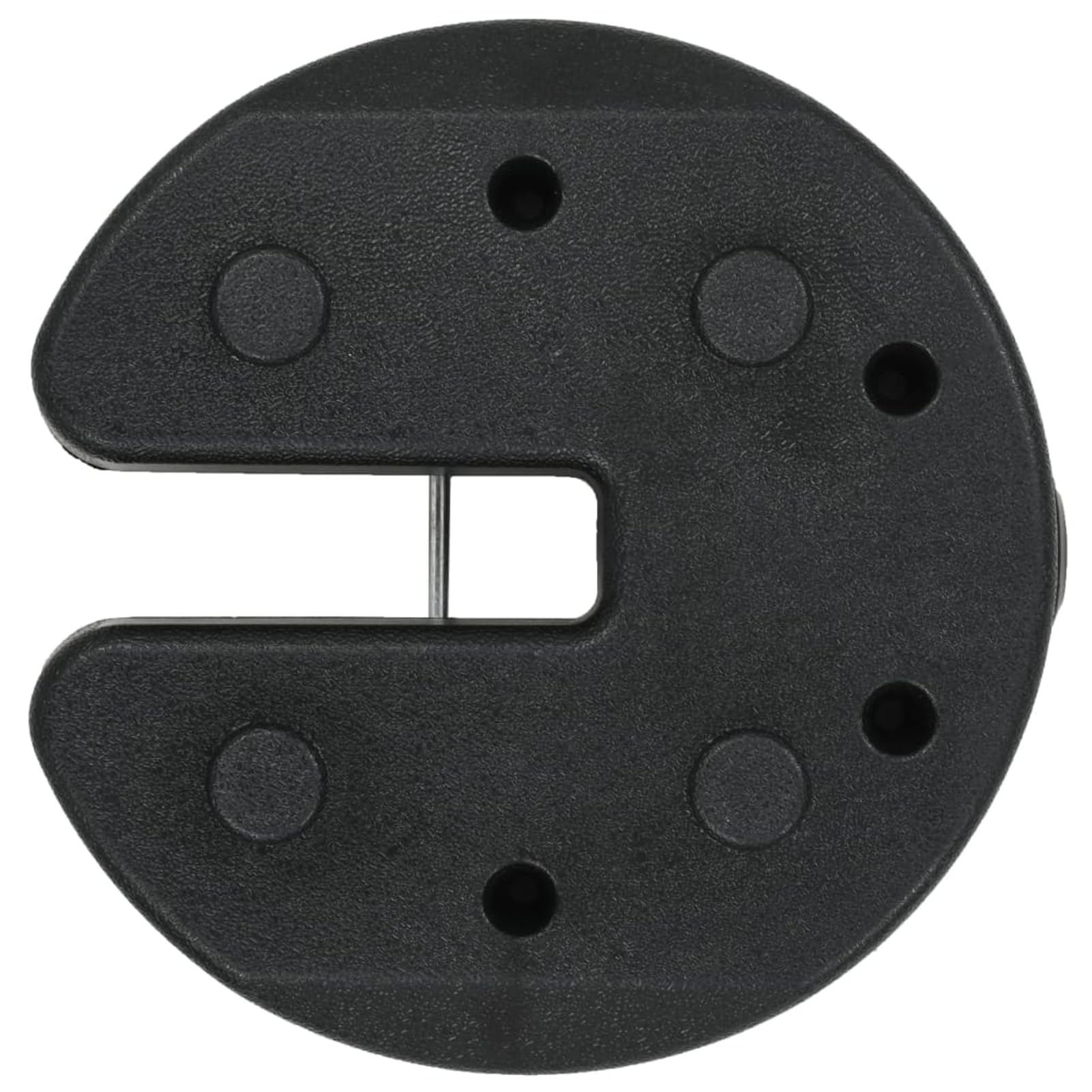 Maski do pawilonu z czarnego cementu, 3,25 kg, 220 x 50 cm, odporne na warunki atmosferyczne, powlekane tworzywem sztucznym, idealne do rur 30 mm, zabezpiecz swój namiot przy silnym wietrze