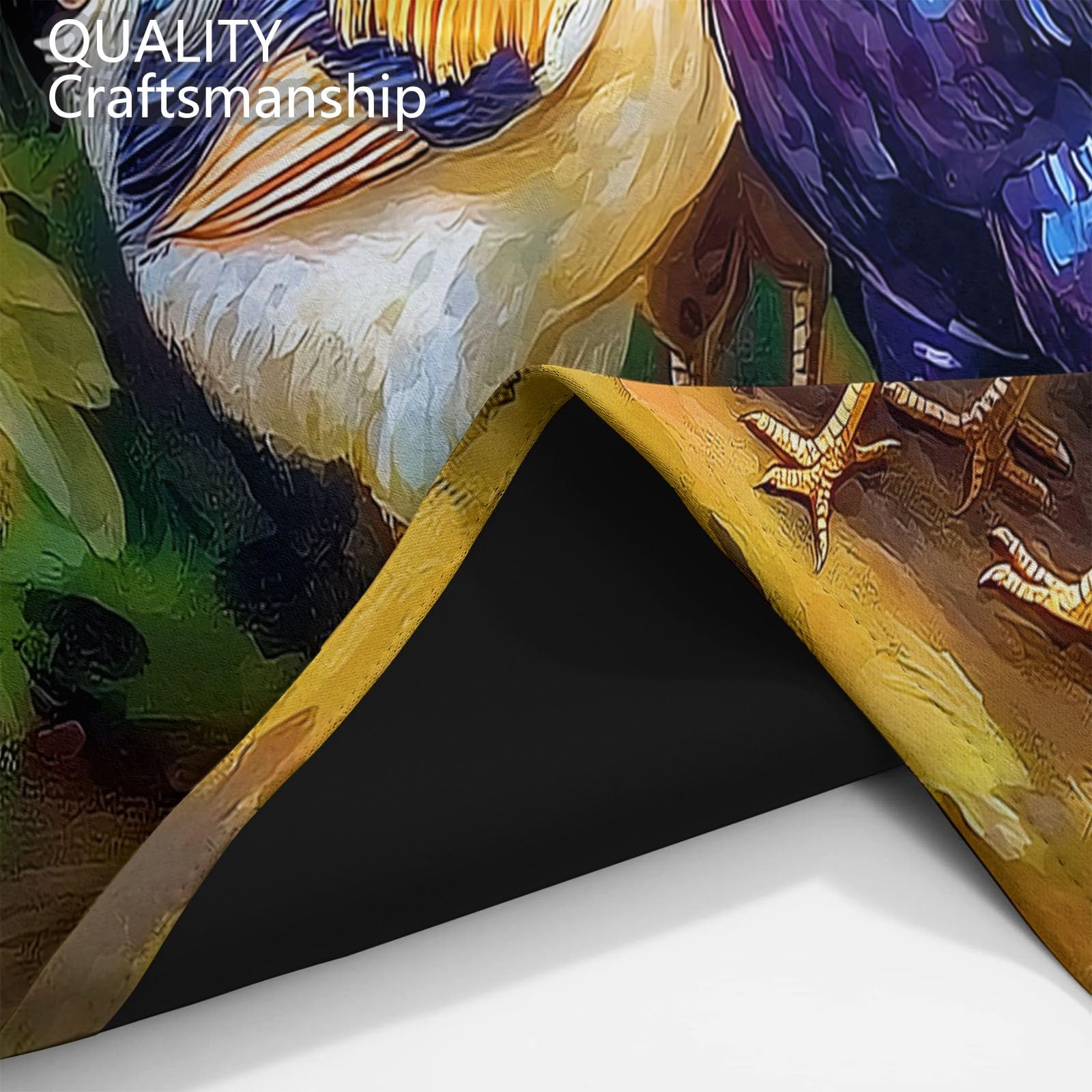 Tende Oscuranti per Interni 2 Pezzi 140x140 cm (LxA), Dipinto Olio Animali Pollo Foglie Tenda Coprente per Soggiorno, Termiche Isolanti Verde Tendaggi per Interno Finestra per Salotto Cucina