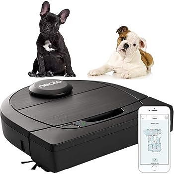 Neato Robotics D650 aspirateur robotique avec accessoires exclusifs pour animaux domestiques, robot aspirateur pour le nettoyage des coins, tapis et sols durs, compatible avec app/Alexa