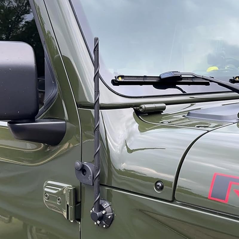 Antena curta de rádio de 40,6 cm para Jeep Wrangler e Gladiator KSaAuto J10624