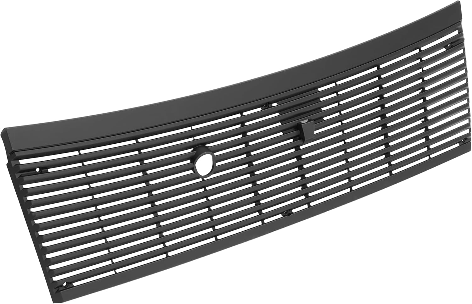 HECASA Front Windshield Wiper Cowl Panel Cover Compatible with 1983-1993 Ford Mustang Cobra Window Wiper Panel Cover Vent Grille Replacement for FO1271100 E3ZZ6102228A Black Plastic