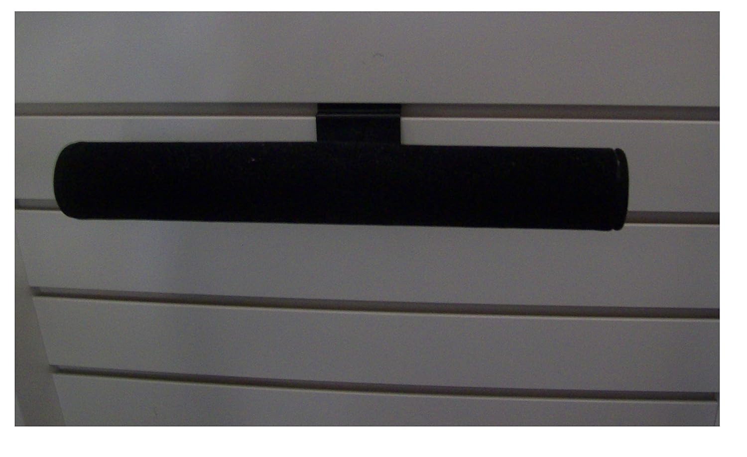 2 Slatwall T Bar Jewelry Displays Black Velvet 12" Long