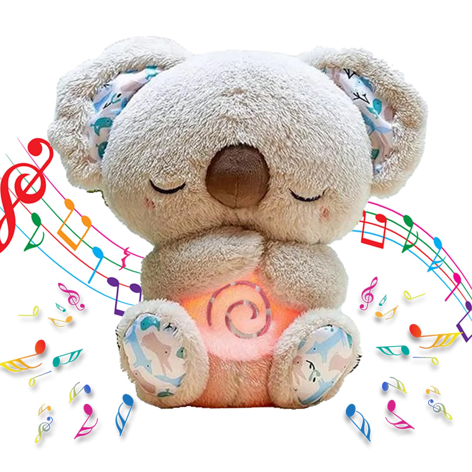 Knuffel TopBright Soothing Whale met Licht, Geluid & Beweging | Van Asten Babysuperstore