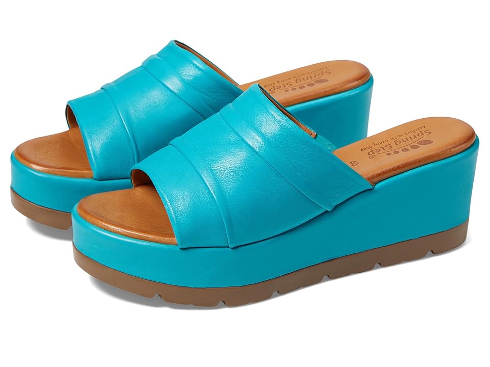 Spring Step Allerton (Turquoise) Women's Sandals INTERNATIONAL SHIPPING