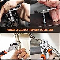 Vista 4 de XOOL 368 Piece Home Repair Tool Kit with Drawer Toolbox, Includes Hammer, Pliers, Screwdrivers, Wrench, Tape Measure & More for Home Repair