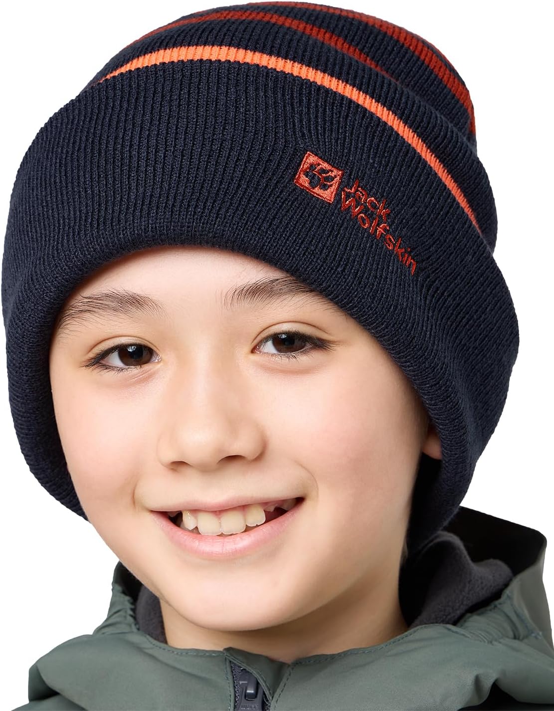 Stripy Knit Beanie K