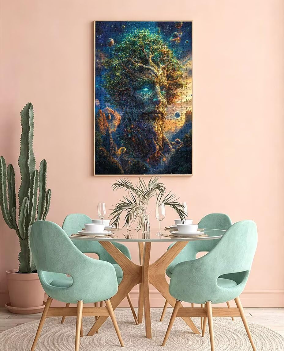 Puzzle 2000 Pezzi Astratto Albero Demone 3D Puzzle per Adulti Impegnativo, Educa Puzzles Artistico, Divertente E Stimolante Puzzles Decorativo per La Famiglia, Regalo e Decorazione Pareti BXHZW6-160