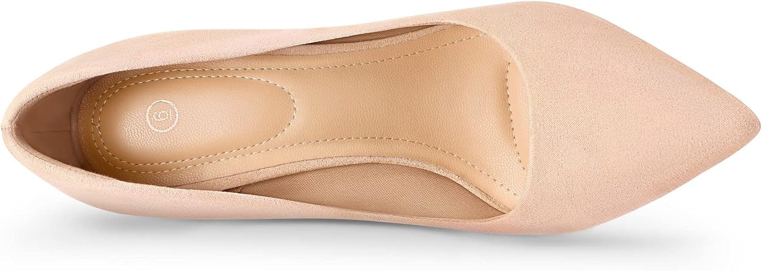 mysoft Women's High Heels Pumps Closed Pointed Toe Stiletto 4IN Heels Dress Wedding Shoes - Image 4