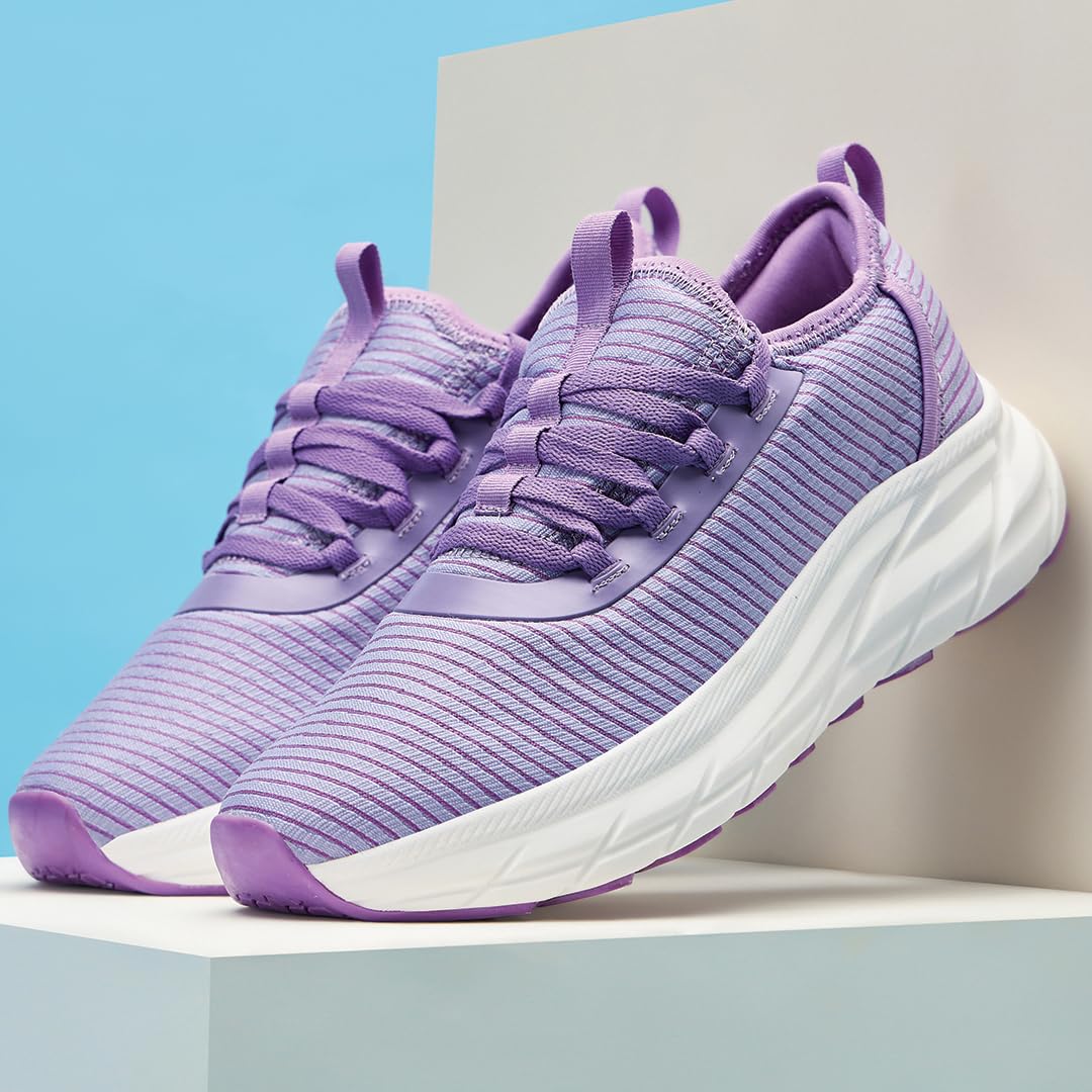 AVANT Women's Sapphire Running Shoes-Superior Traction,Anti Skid, Lightweight, Multi Directional Flexibility, Enhanced Cushioning, Sports Footwear (AVWSH022CL01UK5_Purple_UK 5) 1