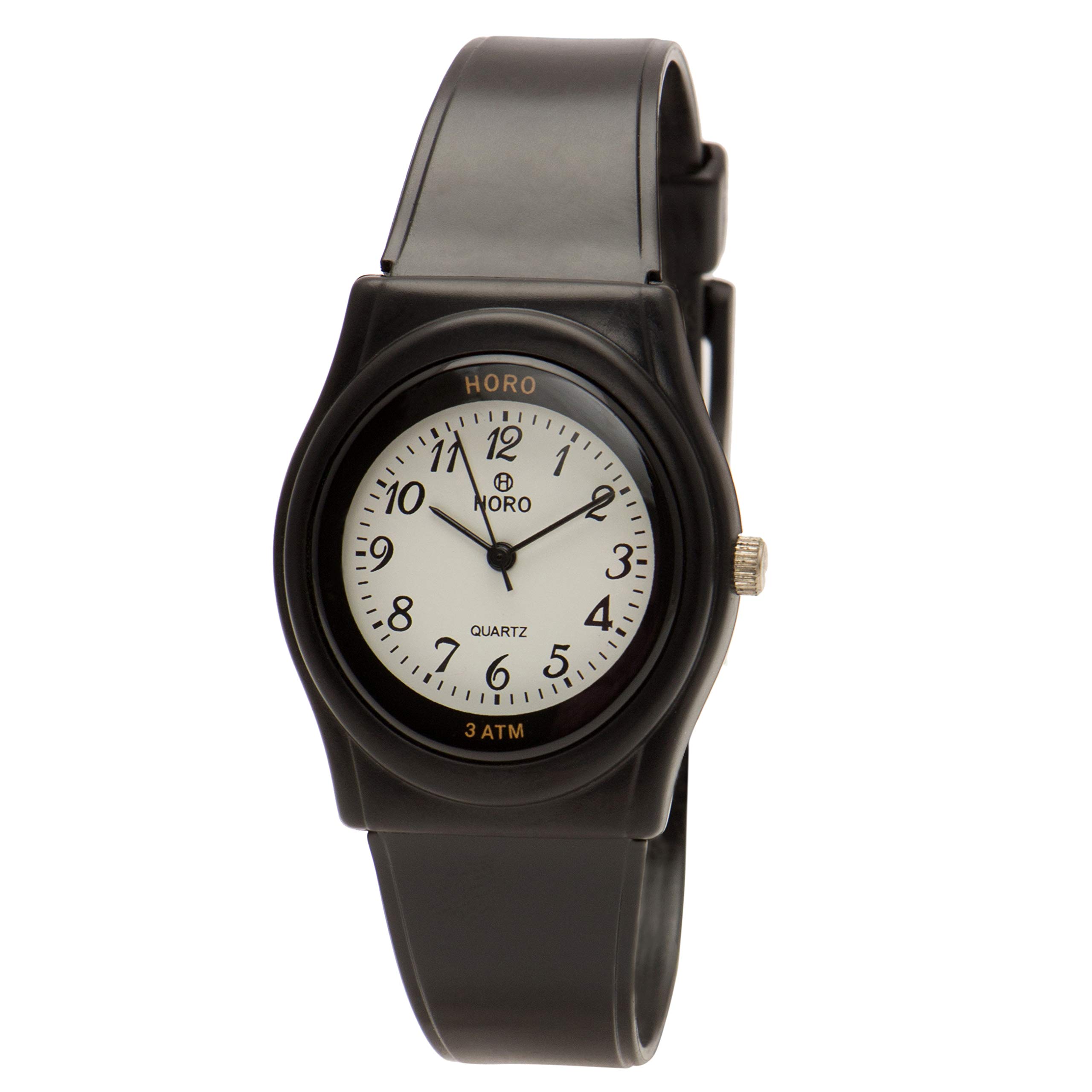 Horo (Imported) Analog - Black Dial Women Watch- 50x45mm (Quartz Movement - Black Resin Case) (B01MV5MJ7H) Amazon Price History, Amazon Price Tracker