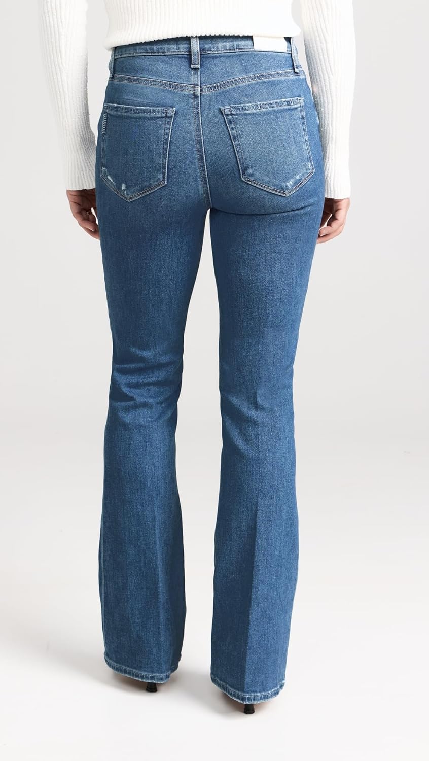 PAIGE Women's High Rise Laurel Canyon Petite Jeans - Image 3