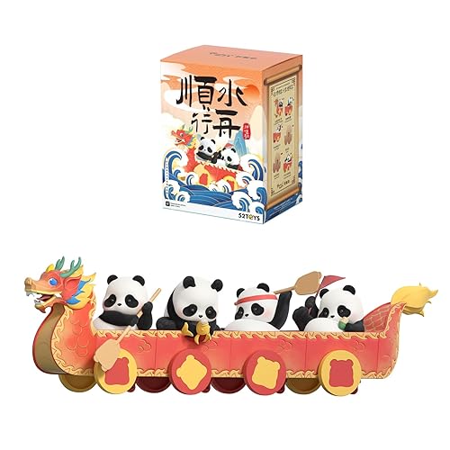 52TOYS BLINDBOX Panda Roll Dragon Boat Racing��Panda Rollζ������ץ��꡼�� �֥饤��ɥܥå��� �ȥ졼�ǥ��󥰥ե����奢 ���ӥѥ���ե����奢 ���쥯�����ե����奢 �ɥ饴��ܡ��� �����Ѥ� �����㥬���� �ǥ����ȥåץǥ��졼����� �ͷ� ������� �ѥ���ե��󡦻Ҷ������쥯�����������������ꥹ�ޥ��Υ��եȤ˺�Ŭ (�������)