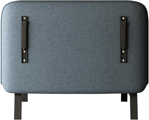Miniatura 8 de BOJATU - Silla convertible de 39.4 pulgadas, sofá cama de tres pliegues con respaldo ajustable, diván de ocio con marco de acero resistente para el