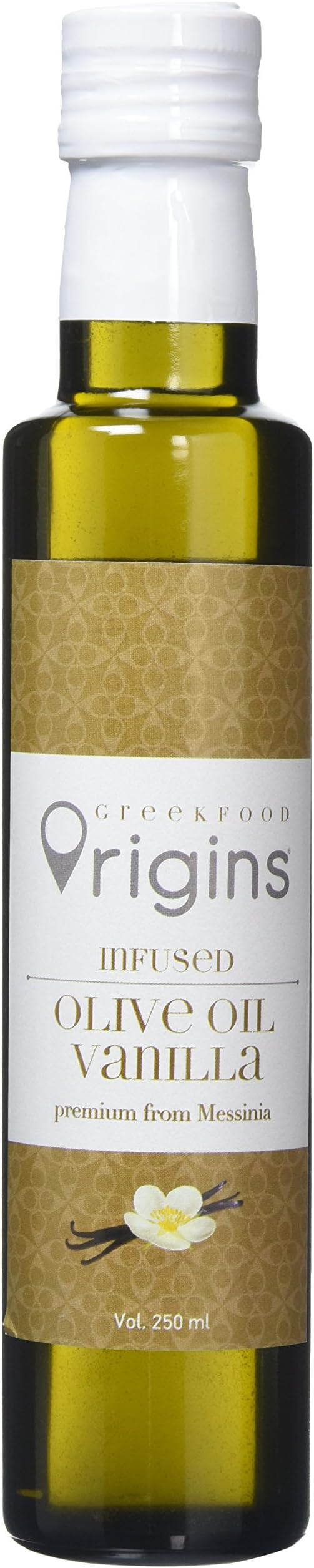 Greek Food Origins Extra Virgin Olive Oil with Vanilla, 250 ml