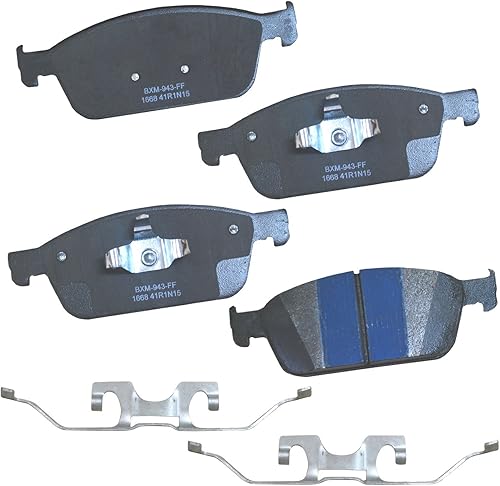 Vista 377 de Bendix Premium SBM8 - Pastillas de freno semimetálicas Premium para modelos seleccionados Buick Special, Camaro, Corvette, Phaeton, Olds F85, Vista