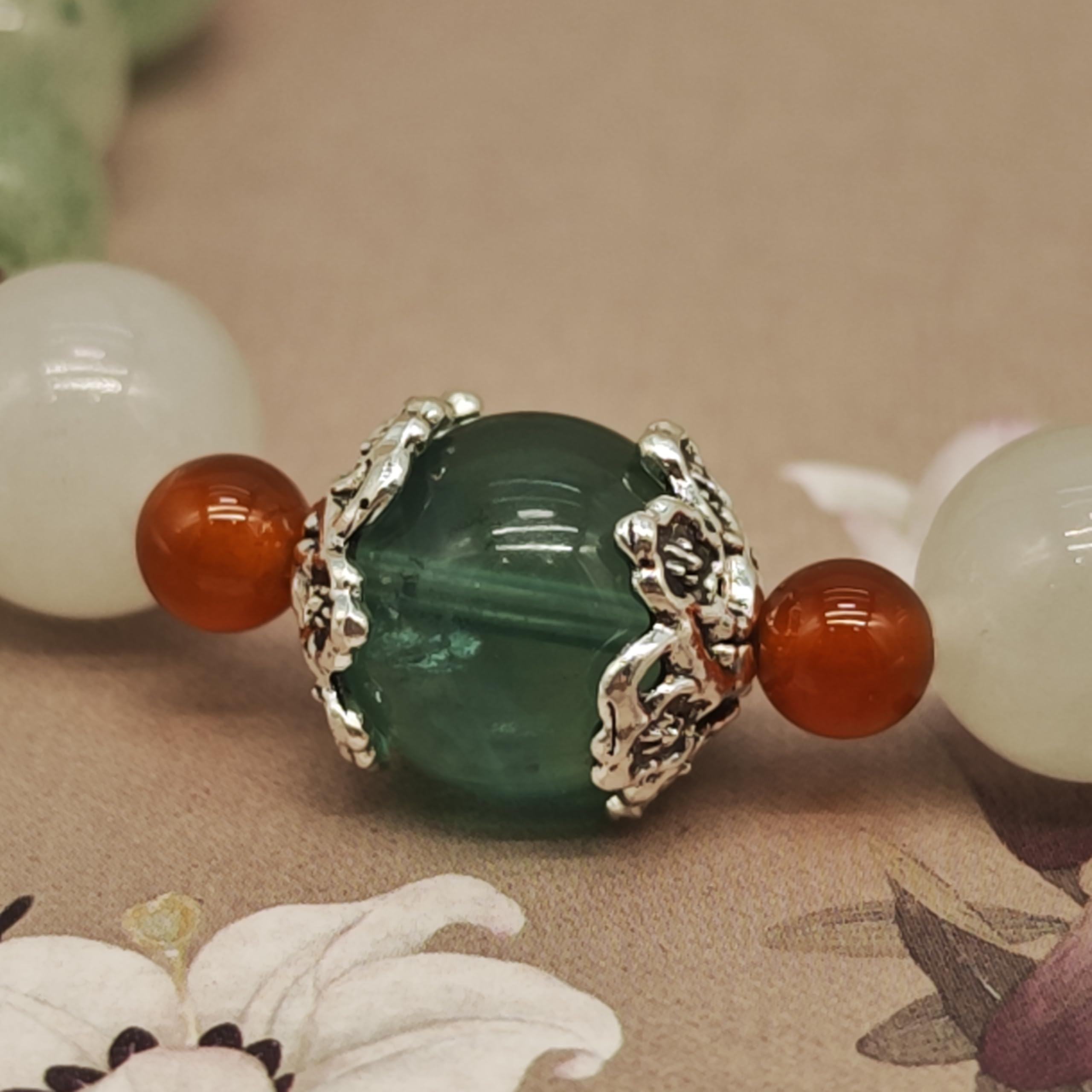 Bracciale Cristallo Bracciale Personalizzato in Cristallo Naturale - Fatto A Mano, Elastico, per Donne E Uomini - Ideale per Meditazione, Yoga, FESTIVITÀ E Compleanni