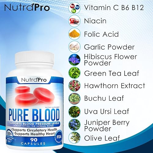 Miniatura 5 de NutraPro Suplementos para la presión arterial: corazón sano, nivel de colesterol, apoyo a la presión arterial.con espino. Píldoras de presión