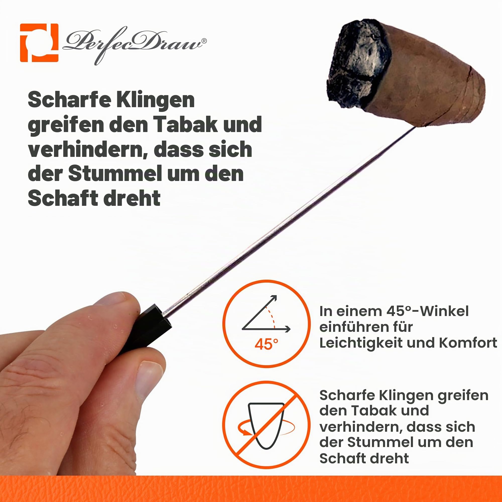 Perfec Cigar Solutions Präzision Zigarre Enhancer zeichnen Werkzeug & Nubber