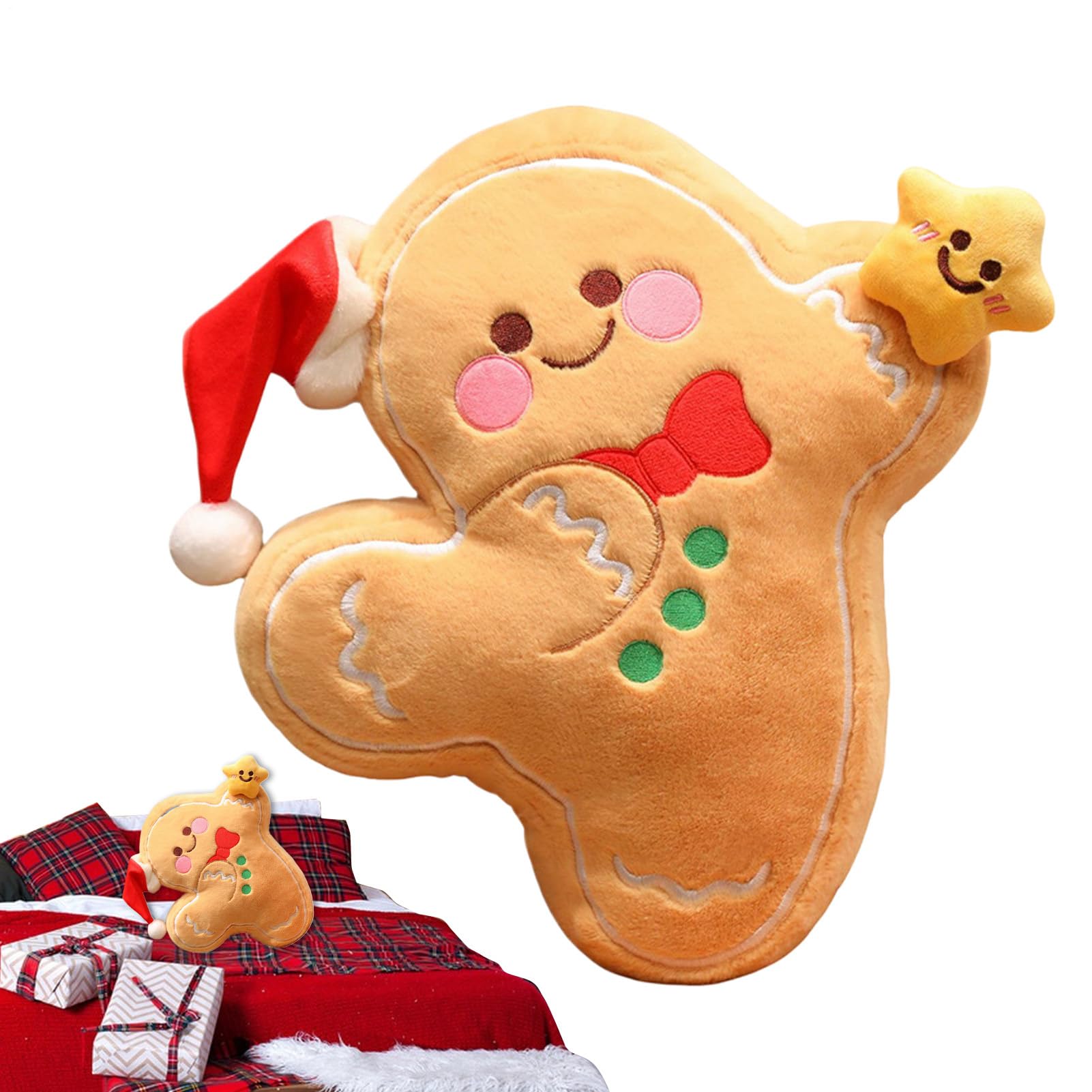 Coussins décoratifs d'épice de 40 cm en peluche mignonne pour chambre d'enfant