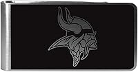 Vista 3 de Siskiyou NFL Unisex Black and Steel Money Clip