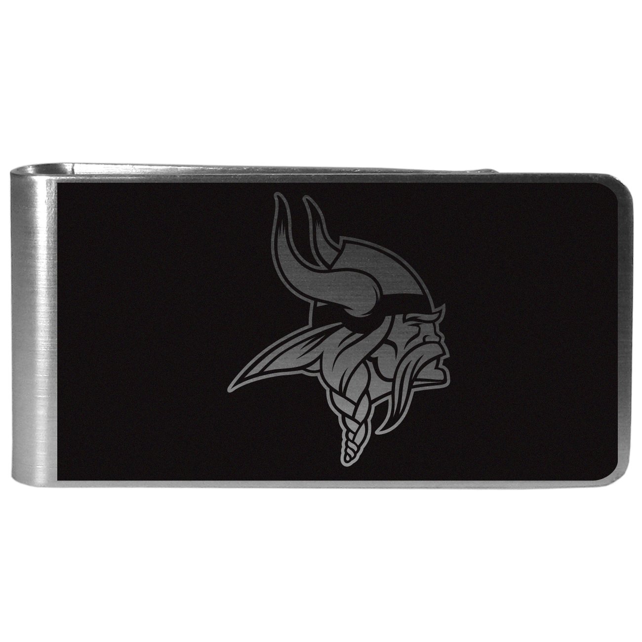 Siskiyou Sports NFL Unisex Black and Steel Money Clip