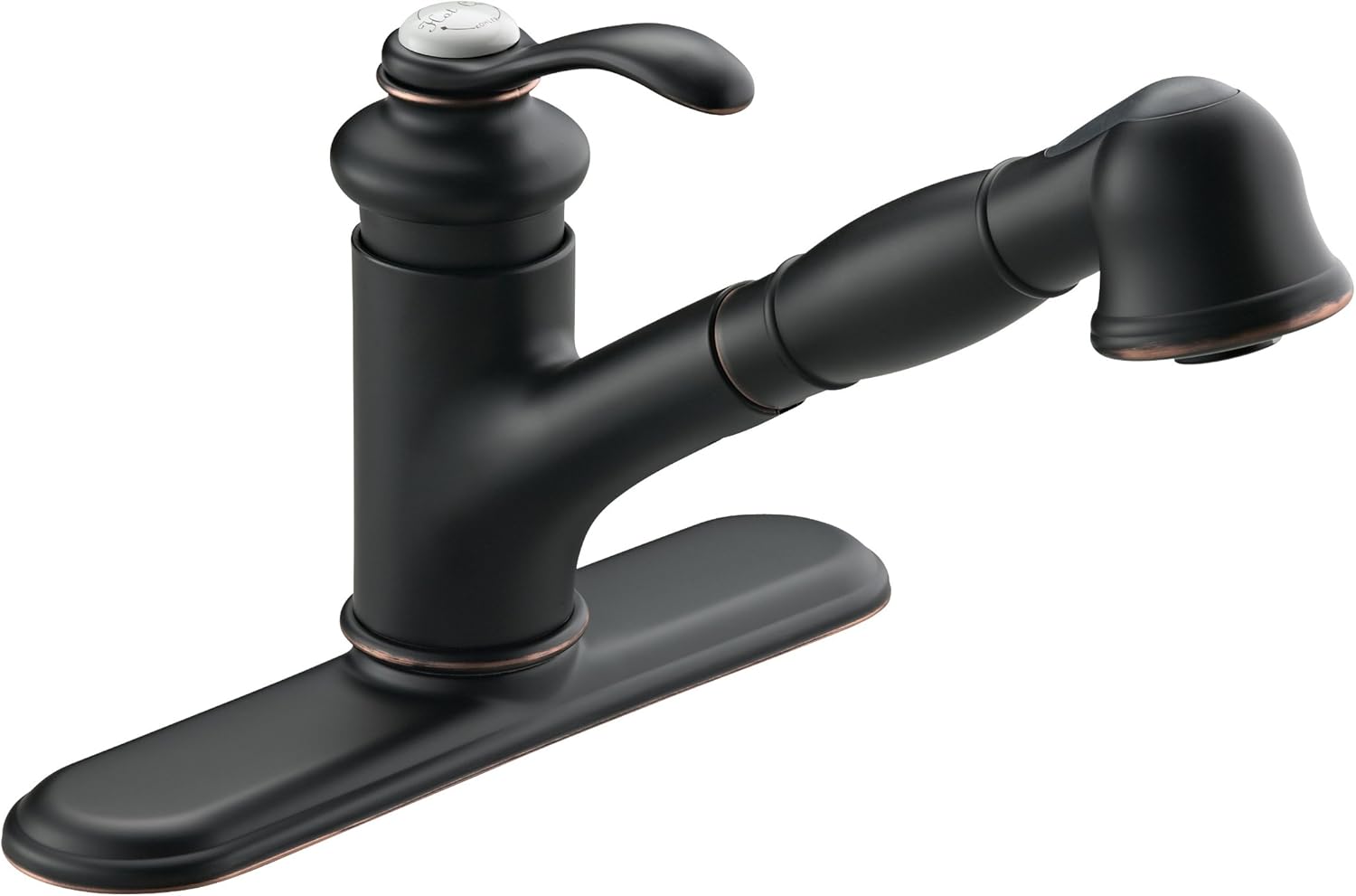 KOHLER K12177BRZ Fairfax SingleControl Kitchen Sink Faucet, Oil