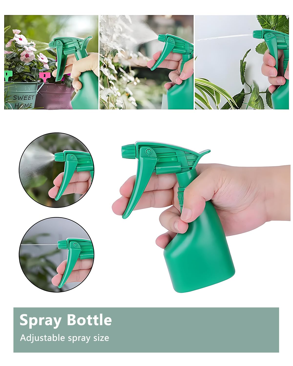 Juego de 10 herramientas de jardín, herramientas de jardinería resistentes con agarre de goma antideslizante, incluye pala, tenedor, rastrillo, guantes de jardinería, bolsa organizadora, regalos para