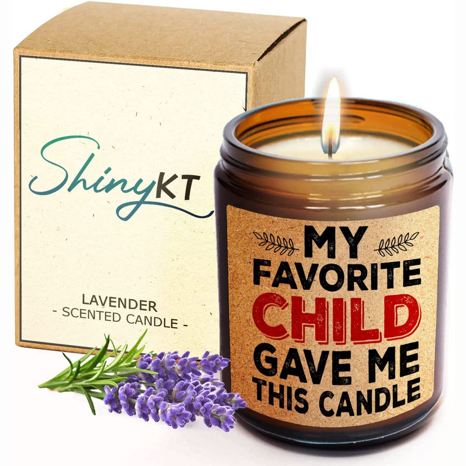 Favorite Child Gave Me This Candle Scented Candle, Funny Gift for Mom, Eco-Friendly Soy Wax, Hand-Poured, Perfect for Mother's Day