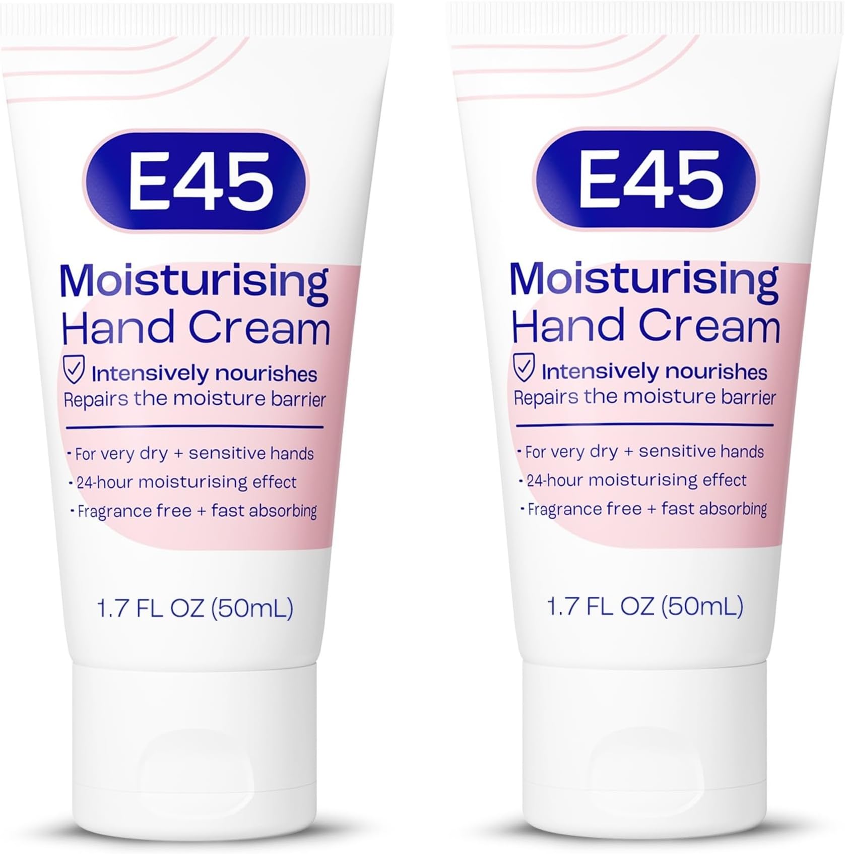 Hand Lotion, Fast Absorbing Formula for Dry Sensitive Skin, Travel Size Cream, Fast Absorbing, Fragrance-Free, Dermatologist Tested, for Healthier Skin, 1.7 fl oz (50mL)