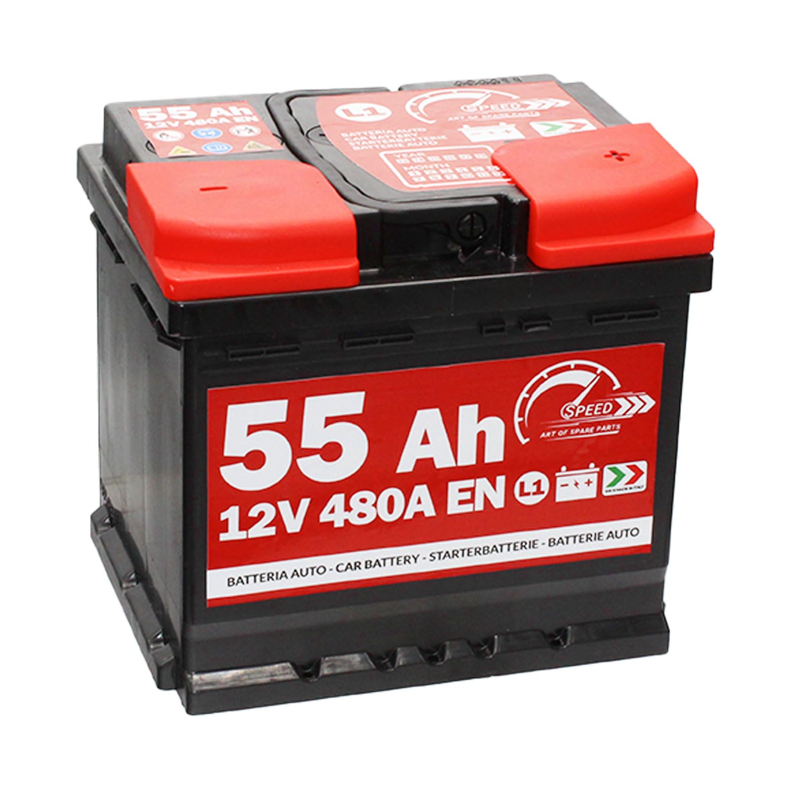 AUTOBATTERIE SPEED L155 ORIGINAL - 12V 55AH 480A EN