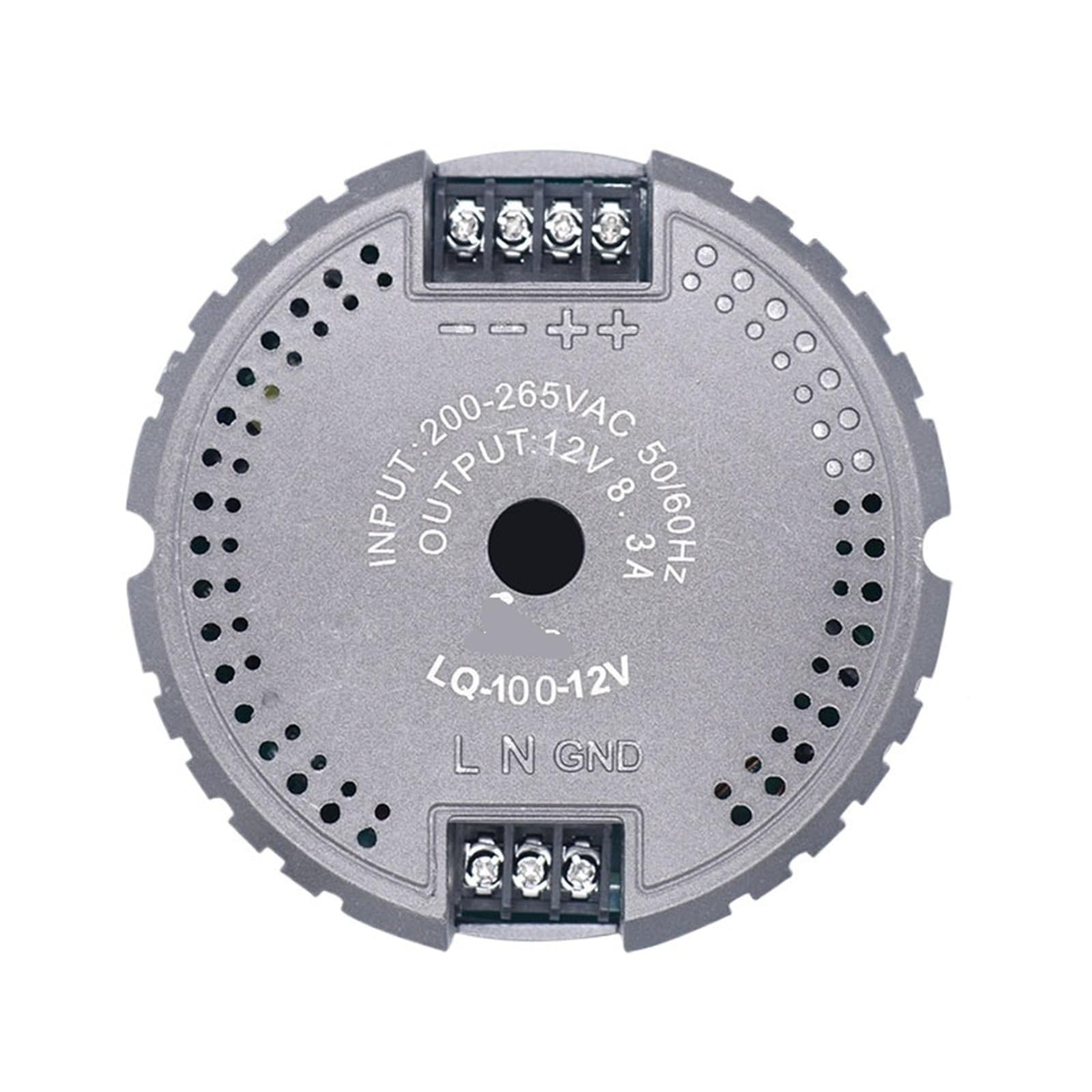 Driver LED da 60 W AC220V a DC12V convertitore rotondo (150 W 12 V rotondo)