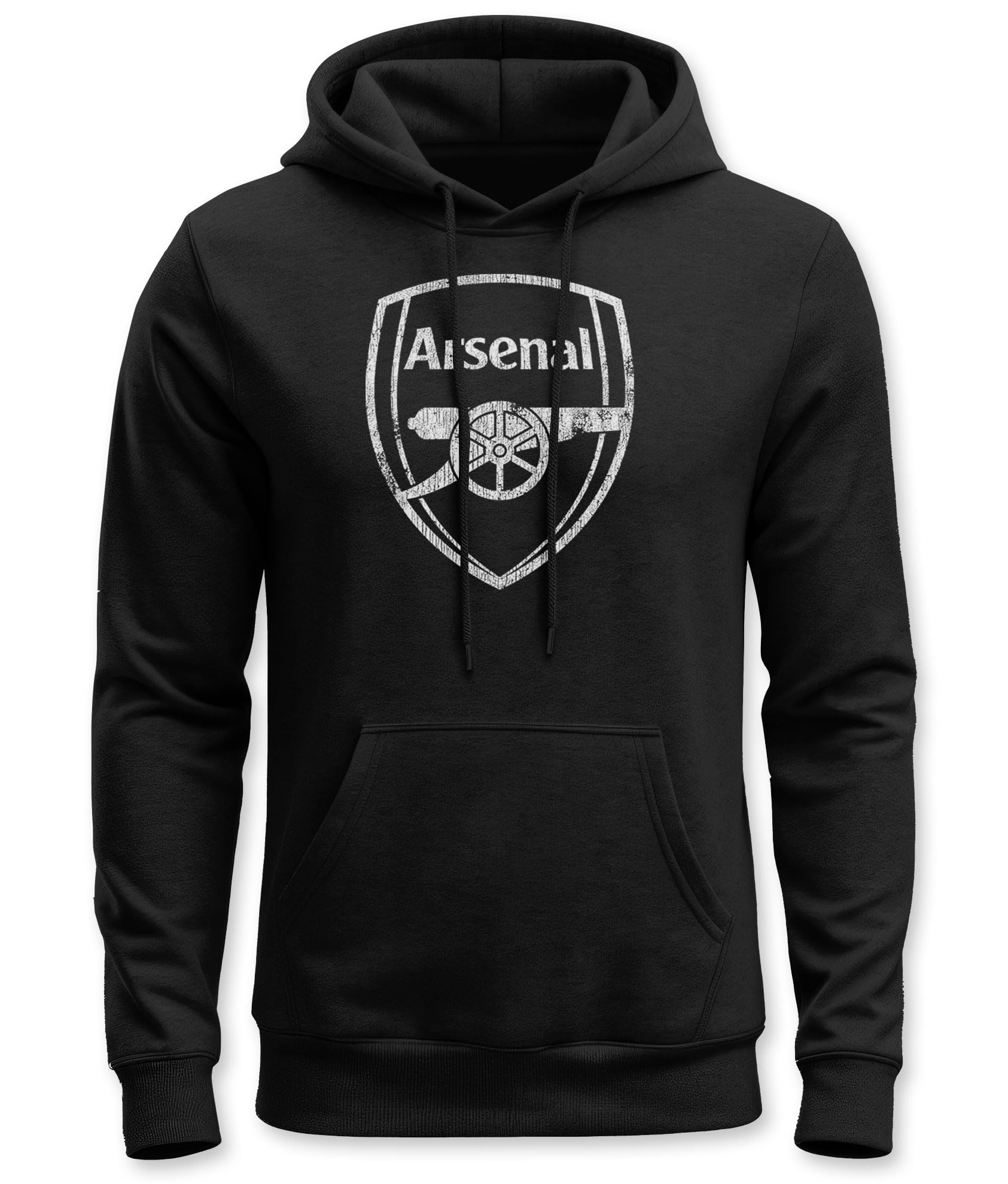 Arsenal FC Mono Badge Fleece Pullover Premium Soccer Hoodie